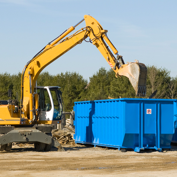 what size residential dumpster rentals are available in North York